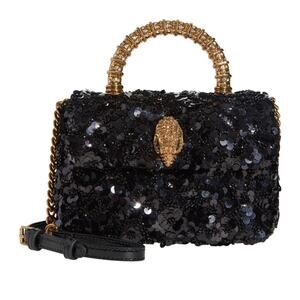 Kurt Geiger London Mini Kensington Sequin Too Handle NWT